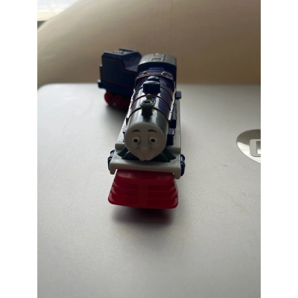 Thomas & Friends Take Along Hank Diecast Metal Engine /Tender Mattel 2009 Blue
